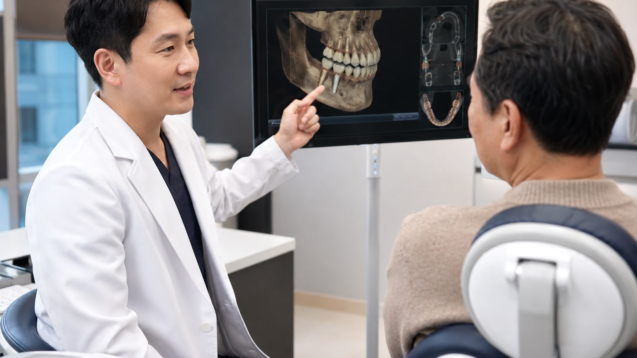 청주 임플란트 상담 상담 전 확인 사진